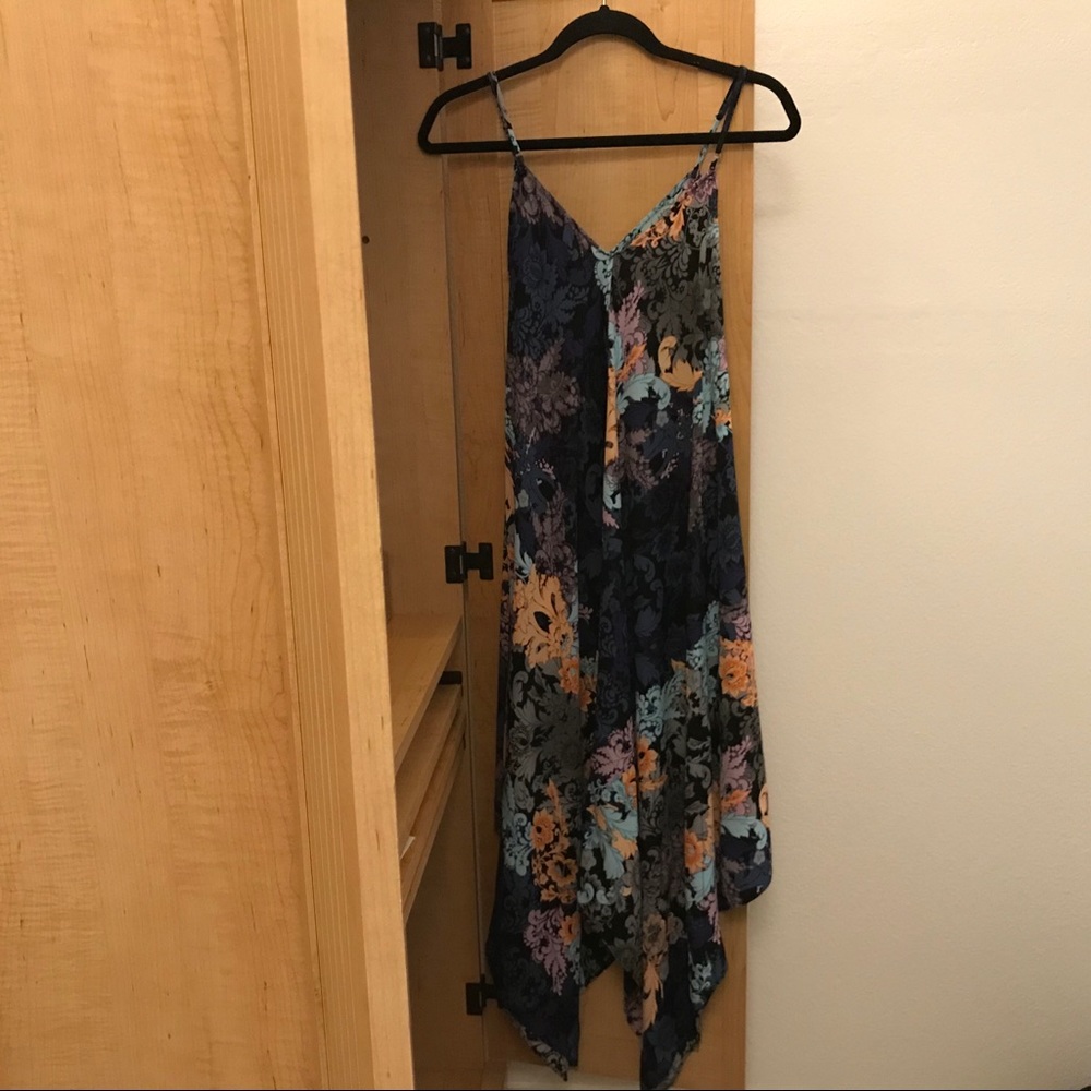 Love In Colorful Midi Flowy Dress